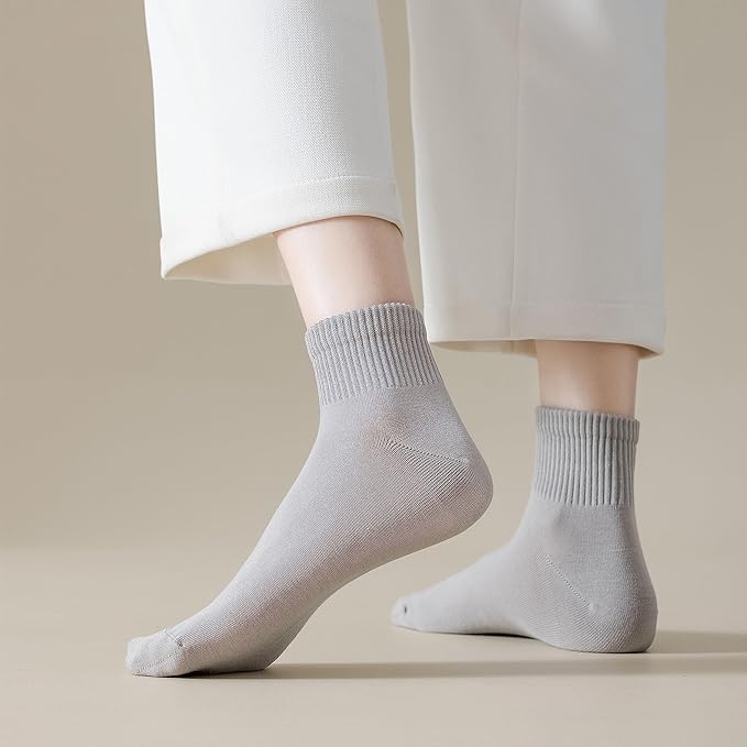 MAGIARTE Womens Mini Crew Ankle Socks Athletic Casual Cotton Socks for Women