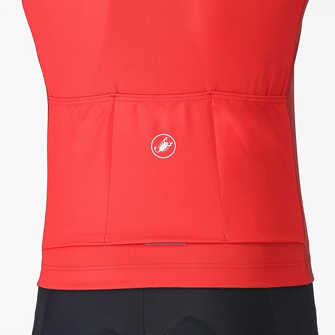 CASTELLI Men’s Entrata 6 Jersey, UPF Sun Protection, Quarter Length Sleeve Jersey for Road Cycling & Gravel Biking & Racing