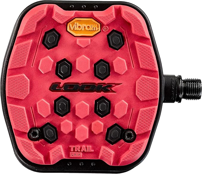 LOOK Cycle - Geo Trail Grip Bike Pedals - Flat Pedals - MTB Bike Pedal - Black, Red, Lime, Camo