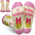 FOURSTUFF Ski, Cycling, Basketball, Golf, Pickleball, Softball, Volleyball, Wrestling, Soccer - Sports Socks for Women Men