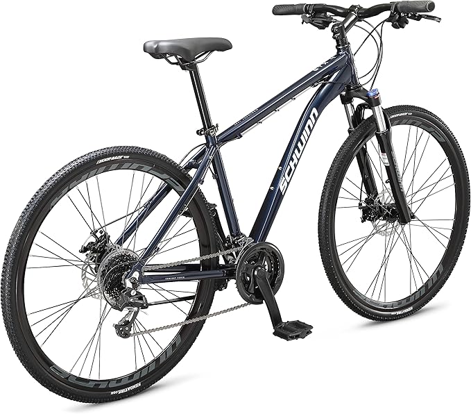 Schwinn GTX Comfort Adult Hybrid Bike, Men and Women, Dual Sport Bicycle, 700c Wheels, Step-Through or Step-Over Lightweight Aluminum Frame