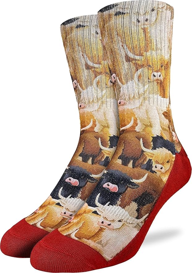 Good Luck Sock Novelty Crew Socks for Adults - For Men, Women and Teens