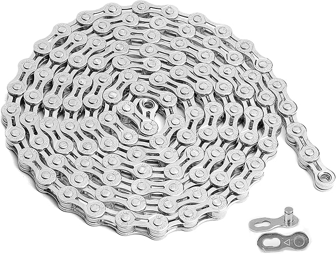 Hycline Bike Chain 6/7/8-Speed,Bicycle Chain 1/2x3/32 Inch,Special Steel for Road Mountain Racing Cycling (116 Links)