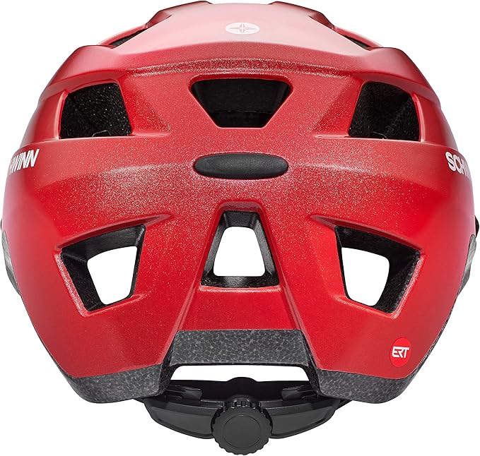 Schwinn Yahara ERT Bike Helmet for Adult Youth Men Women Ages 8 and Up, Can Fit Head Circumference 54-62 cm, with 14 Vents, Removable Visor, and Adjustable Locking Strap