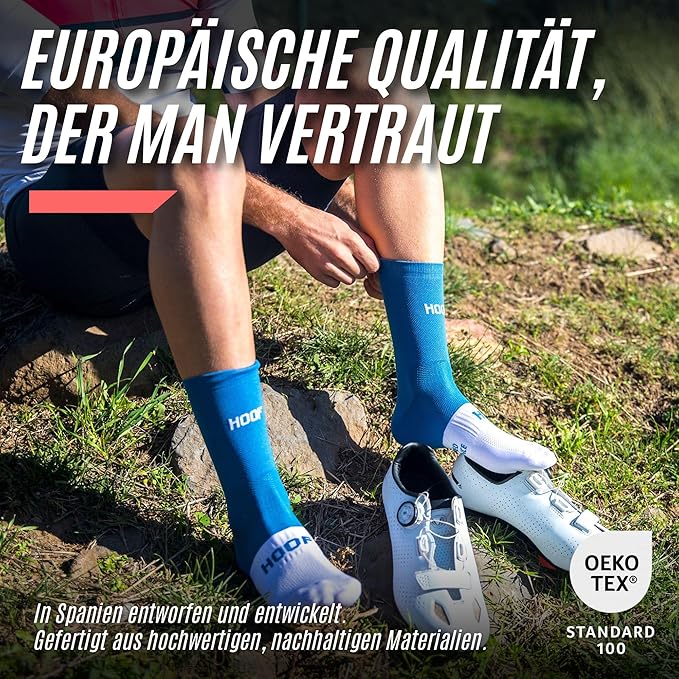 HOOF - Cycling Socks for Men & Women - Lightweight, Breathable & Anti-Blister