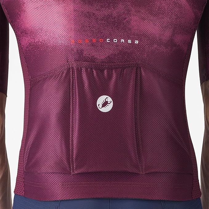CASTELLI Men’s Climber’s A/C Jersey, Quarter Length Sleeve, Full Zip, Road Cycling & Gravel Biking Jersey with UV Protection
