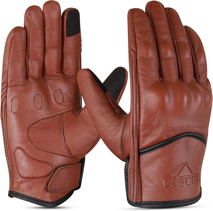 Motorcycle Gloves for Men & Women – Touchscreen Dirt Bike Gloves with Hard Knuckle Armor & Non-Slip Grip for Motorcycling, Road Racing, Biking, Climbing & Outdoor
