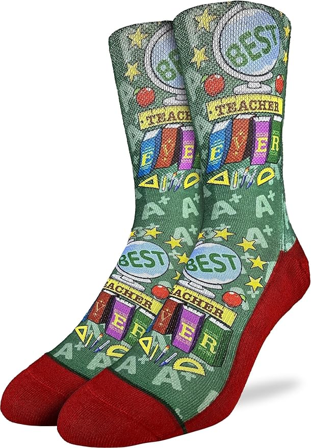 Good Luck Sock Novelty Crew Socks for Adults - For Men, Women and Teens