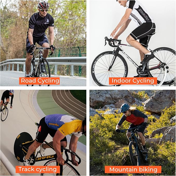 sponeed Men's Cycling Shorts Padded Bicycle Riding Pants Bike Biking Clothes Cycle Wear Tights