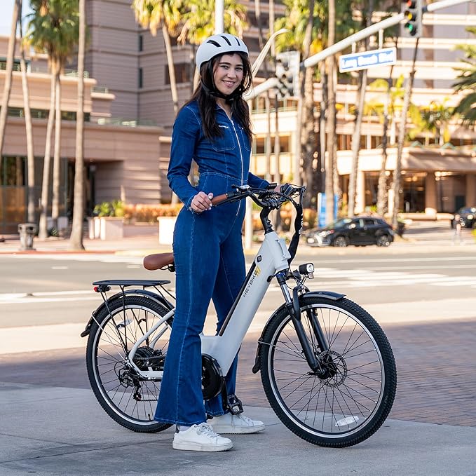 Heybike Cityscape 2.0 Electric Bike for Adults with 1200W Motor Peak, 468Wh Removable Battery, up to 50Miles 24MPH 26" Electric Commuter Bike with 7-Speed, UL Certified