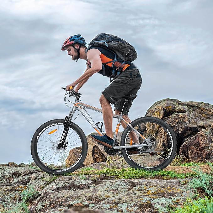 26 inch Mountain Bike 7/21 Speeds Lightweight Cycling Bicycles, Dual Disc/V Brake,Bicycle for Men and Women, Adult Bike, Road Bike