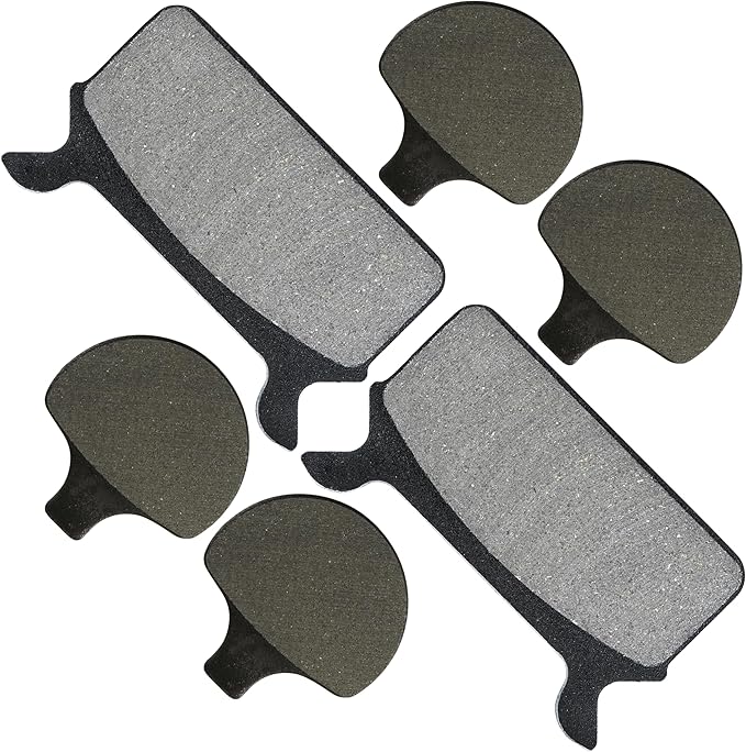 Caltric Front And Rear Brake Pads Compatible with Harley Davidson Flhr Road King 1340 1994-1998
