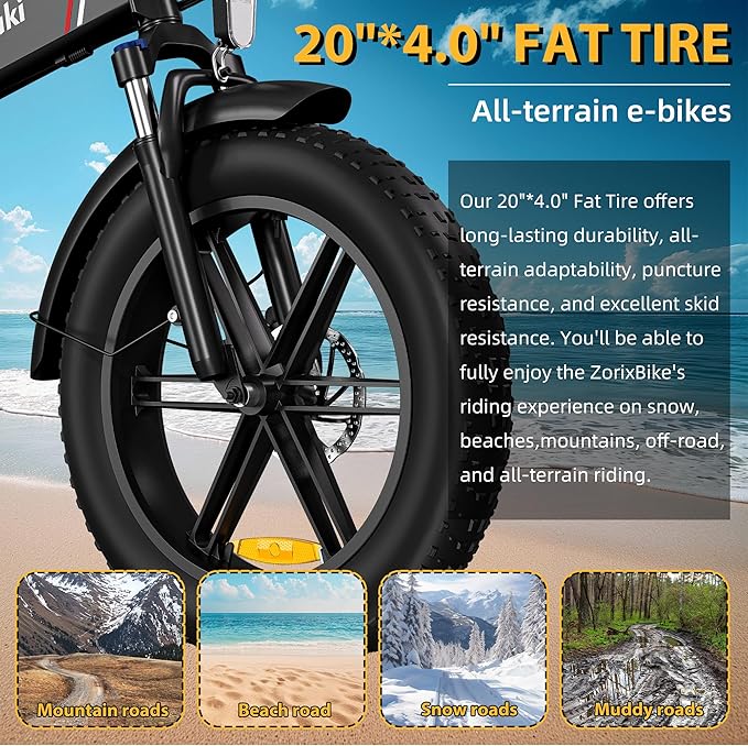 Miyazaki Folding Electric Bike for Adults, Space Aluminum Frame,1000/1500w Brushless Motor Foldable Ebike, 48v16/17.5ah Removable Battery,20"X4.0" Fat Tire Electric Bicycle, Hydraulic Oil Brake