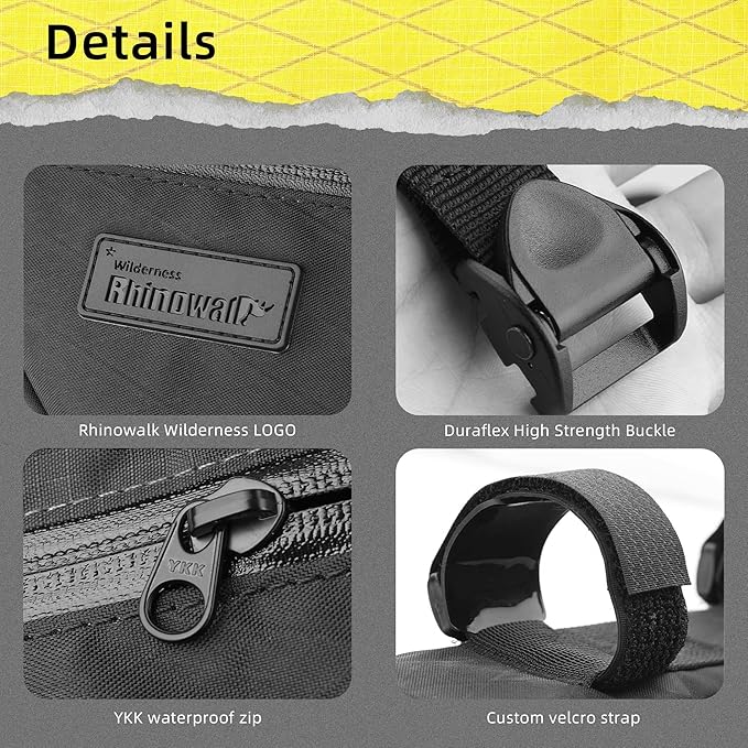 Rhinowalk Bicycle Front Frame Bag Bike Under Top Tube Triangle Bag 2.9L Cycling Accessories Nylon Pack Pouch for MTB Road Bike Cycling Commuting and Outdoor Adventures