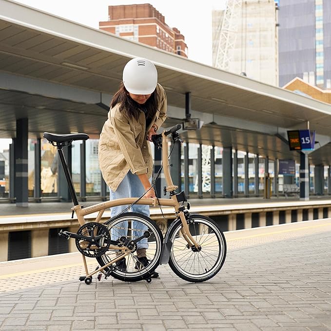 Brompton Folding Commuter Bike C Line 6-Speed | Compact, Lightweight, Urban Bike for Adults