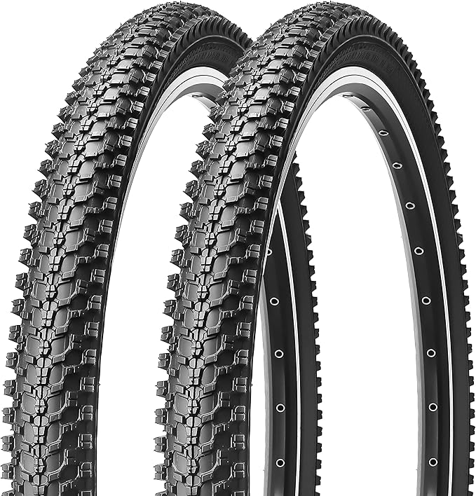 MOHEGIA Mountain Bike Tires - 20/24/26/27.5 Inch Folding MTB Bicycle Tires Replacement,Steel Bead All-Terrain and High-Performance Durable for Off-Road,Street & Trail Adventures