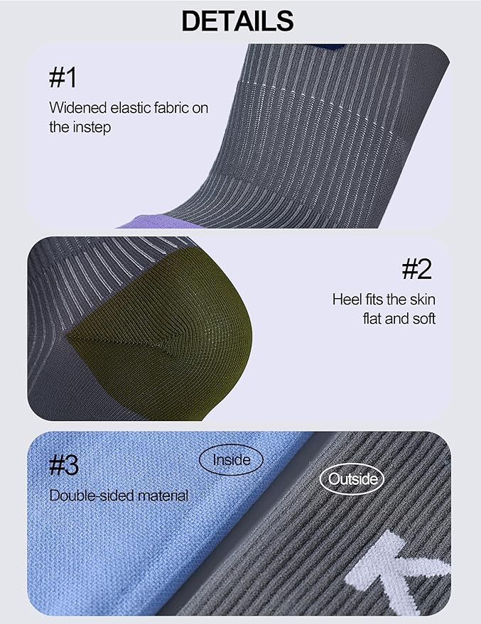 INBIKE Sports Socks Road Bike Cycling Hiking Socks Compression Socks Running Socks Women Men Anti Blisters