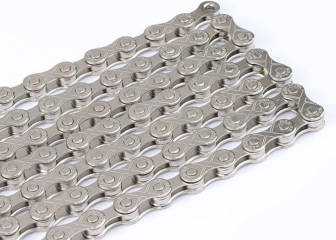 Hycline Bike Chain 6/7/8-Speed,Bicycle Chain 1/2x3/32 Inch,Special Steel for Road Mountain Racing Cycling (116 Links)