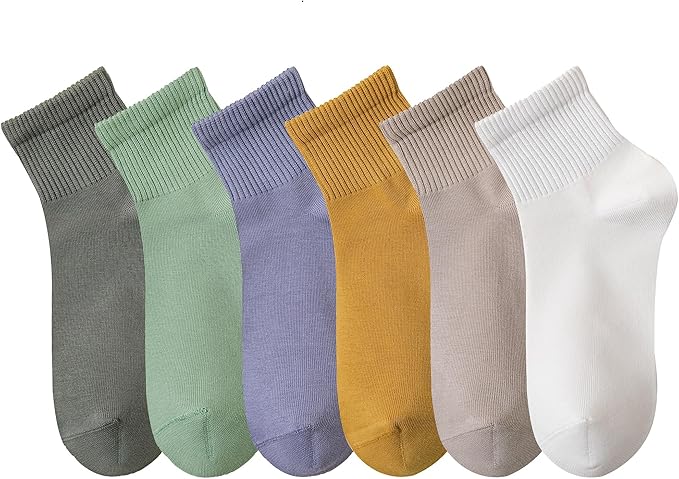 MAGIARTE Womens Mini Crew Ankle Socks Athletic Casual Cotton Socks for Women