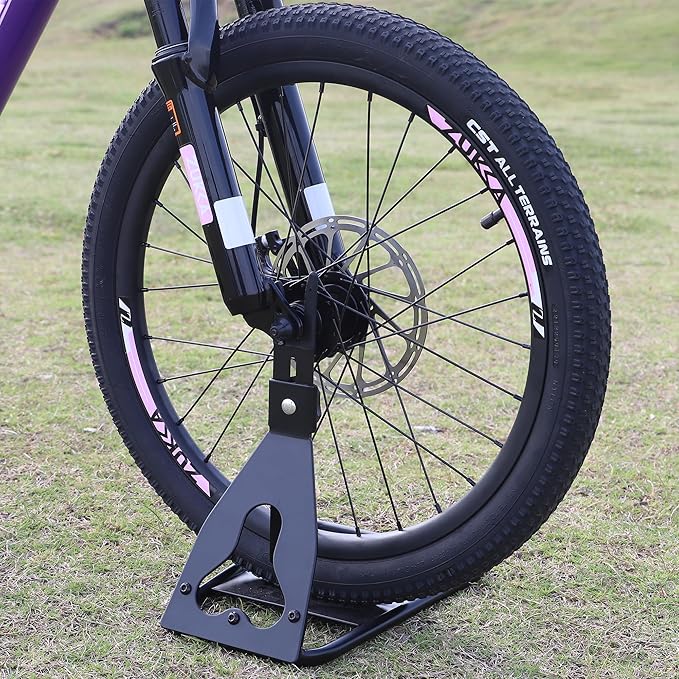 WEEROCK Bike Stand Floor Type Hub Mount Height Adjutable Steel Packing Bicycles Indoor Outdoor Storage Garge for 20-29 Inch Bicycle MTB Road Bike