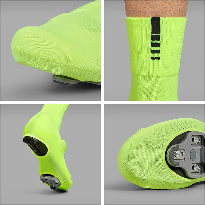 GripGrab Primavera Road Bike Spring Autumn Cycling Cover Socks Aero Oversocks Knitted Overshoes Knit Shoe Covers Fall