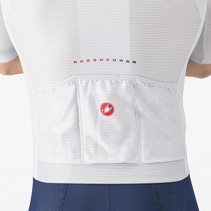 CASTELLI Men’s Climber’s A/C Jersey, Quarter Length Sleeve, Full Zip, Road Cycling & Gravel Biking Jersey with UV Protection