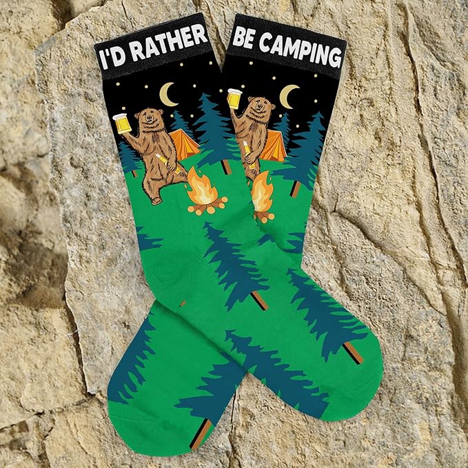 VICRAZY Hiking, Cycling, Camping Socks for Men, Women - Hiking, Bicycle, Camping, Bike Accessories, Stocking Stuffers