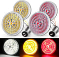 New Upgrade 2 Inch 1157 Front 1156 Rear LED Turn Signal Light Kit Compatible with Dyna Sportster Softail Road Street Glide Road King Cruiser Turing 1986-2023 (4PCS)