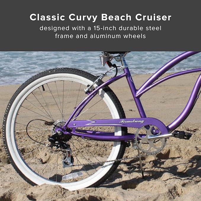 sixthreezero Urban Lady Beach Cruiser Bike, Women's 3 Speed Hybrid Bicycle