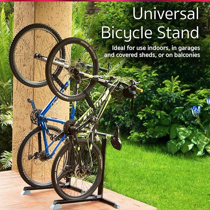Bike Nook Bicycle Stand, Portable and Stationary Space-Saving Bike Rack with Adjustable Height, for Indoor Bicycle Storage (Connector Only)
