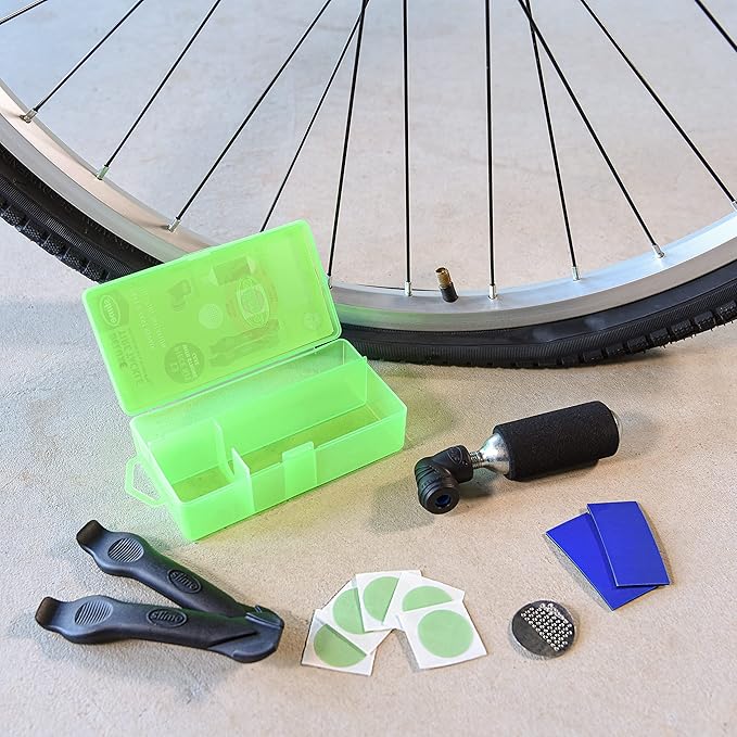 Slime Deluxe Tire Tackle: Bike Tube Repair & Inflation Kit