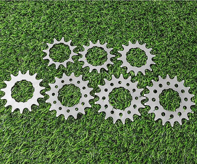 Single-Speed Bike Freewheel 12T/13T/14T/15T/16T/17T/18T Bicycle Flywheel High Strength Stainless Steel Bicycle Sprocket for Mountain Bike MTB