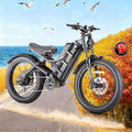 eAhora 2025 Romeo Ultra/Romeo 2 Peak 3000W/2500W 42/40 Mph Electric Bike for Adults 60V 70Ah/52V 60Ah 100-200Miles Long Range Ebike 26" Fat Tire Full Suspension Electric Bicycle