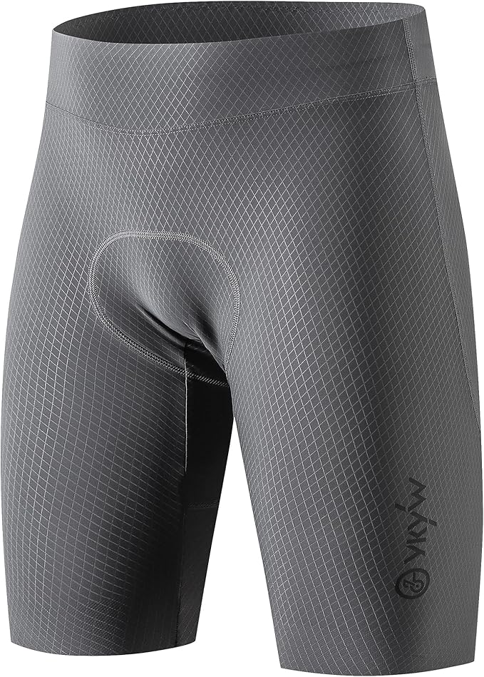YKYWBIKE Cycling Pants for Men - Elastic Interface Padded Compression Pants Bicycle Pants Cycling Tights Leggings Bike Shorts