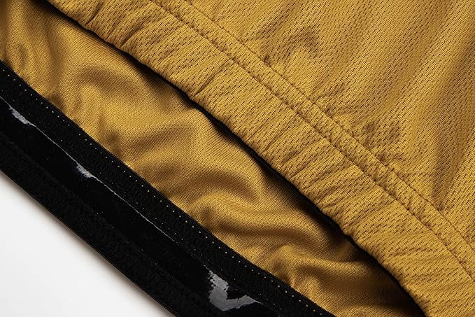 Men's Cycling Jersey Short Sleeves Bike Jersey 1/3 Zipper Solid Color Club Fit, Biking Cycling Shirt Zipper Pocket