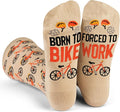 Lavley Bike Socks - Gifts for cyclists and mountain bikers - Fun holiday or birthday gift - Great stocking stuffer