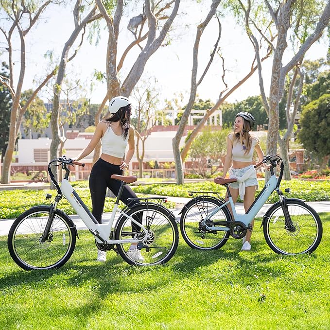 Heybike Cityscape 2.0 Electric Bike for Adults with 1200W Motor Peak, 468Wh Removable Battery, up to 50Miles 24MPH 26" Electric Commuter Bike with 7-Speed, UL Certified