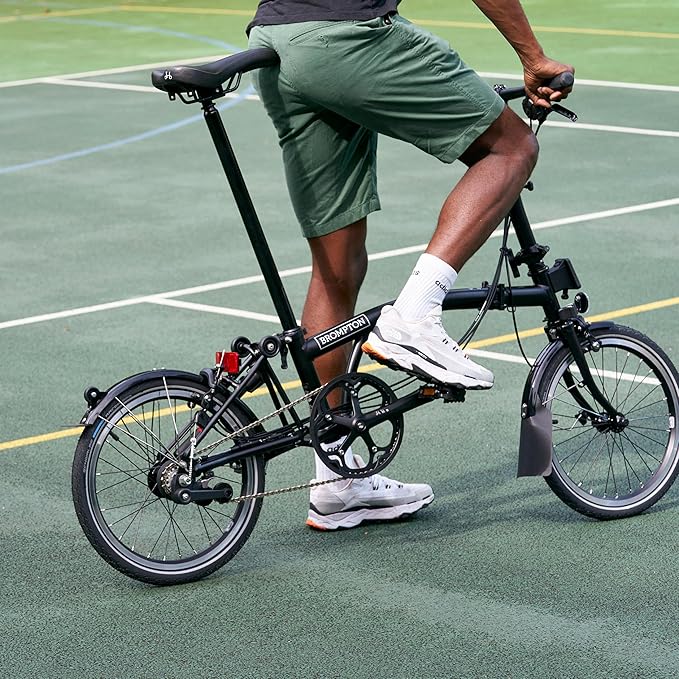 Brompton Folding Commuter Bike C Line 6-Speed | Compact, Lightweight, Urban Bike for Adults