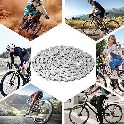 6/7/8/9/10/11/12 Speed Bike Chain – High-Strength, Durable & Smooth-Shifting for Road/Mountain Bikes (12-Speed)