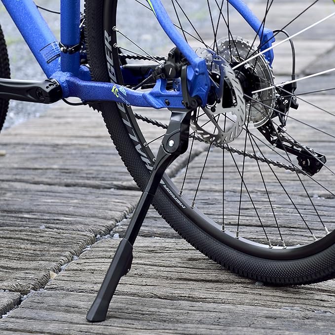 N+1 Adjustable Kickstand- Alloy Rear Bike Kick stand, compatible with 26"-29" bikes bikes threaded holes with 40mm hole spacing distance (KF58)