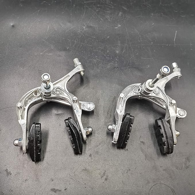 CDHPOWER Bike Brake, Bike Disc Brake, Bicycle C Brake Caliper, Aluminum Alloy Front & Rear Side Pull Brake Set Bike Accessory for Mountain Bike, Folding Bike, Road Bicycle