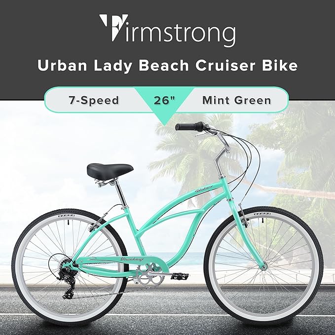 sixthreezero Urban Lady Beach Cruiser Bike, Women's 3 Speed Hybrid Bicycle