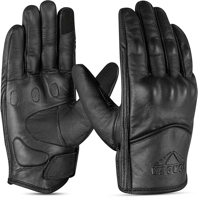 Motorcycle Gloves for Men & Women – Touchscreen Dirt Bike Gloves with Hard Knuckle Armor & Non-Slip Grip for Motorcycling, Road Racing, Biking, Climbing & Outdoor