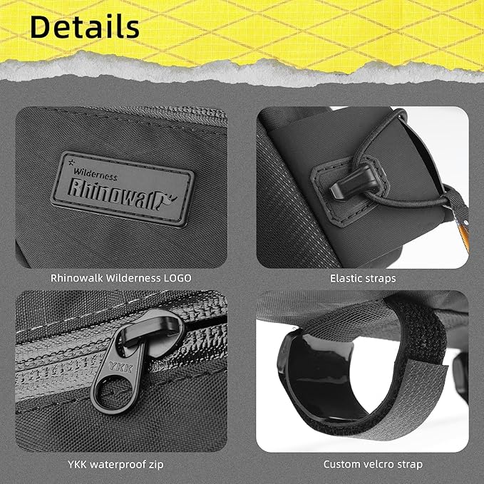 Bike Top Tube Bag Bicycle Front Frame Bag Top Tube Bike Bag 1.2L with Dual Side Mesh Pockets Perfect for MTB Road Bike Cycling Commuting and Outdoor Adventures