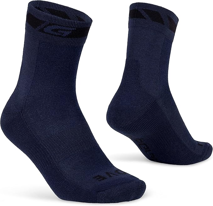GripGrab Merino Winter Cycling Socks Insulated Thermal Padded Cushioned Breathable Warm Soft Thick Wool Bike Sock