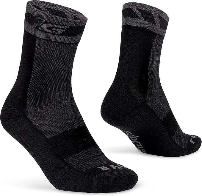 GripGrab Merino Winter Cycling Socks Insulated Thermal Padded Cushioned Breathable Warm Soft Thick Wool Bike Sock