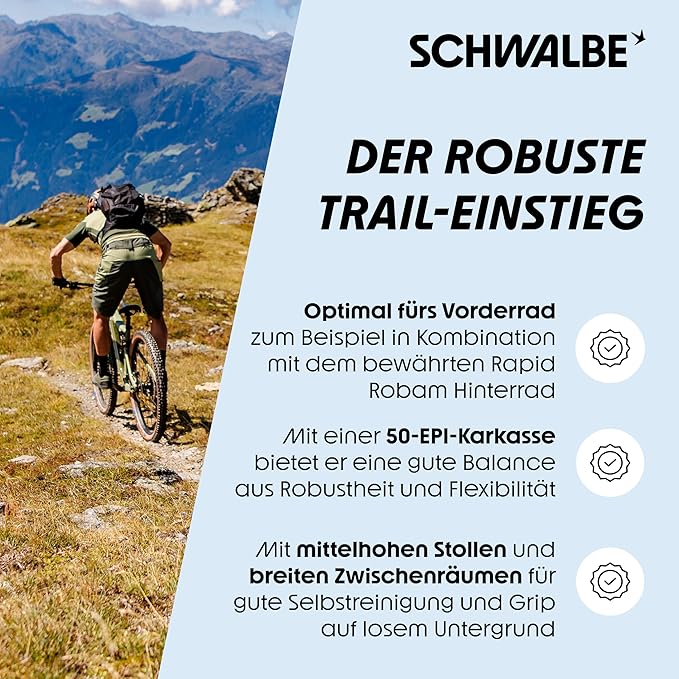 Schwalbe Tough Tom Active Line MTB Reifen // 60-559 (26x2,35') K-Guard