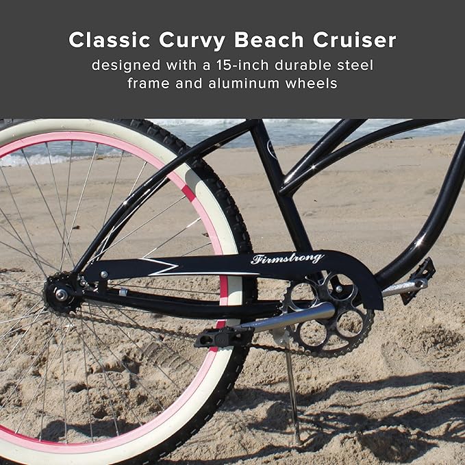 sixthreezero Urban Lady Beach Cruiser Bike, Women's 3 Speed Hybrid Bicycle