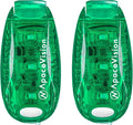 EverLightFX USB Rechargeable LED Safety Light (2 Pack) by Apace - Super Bright Bike Tail Light Works Brilliantly as Running Light for Joggers, Pets, Bicycle Strobe or Rear Clip On Lights