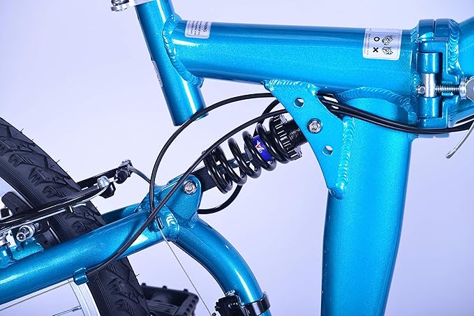 Columba 26 Inch Alloy Folding Bike w.18 Speed & Double Suspension